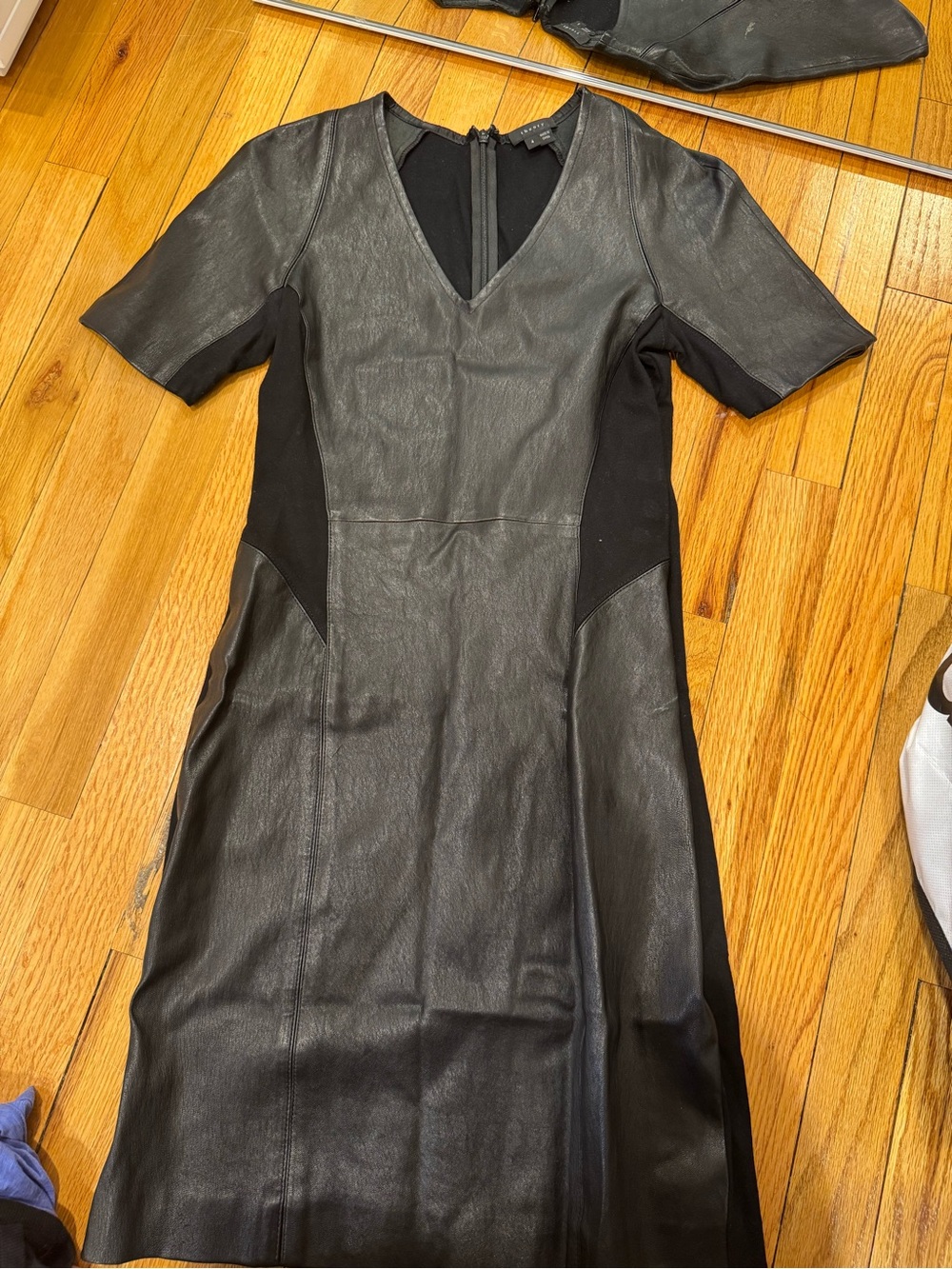 Theory leather dress